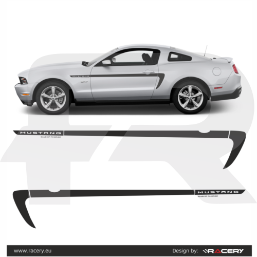 Ford Mustang zestaw naklejek Club of America #1