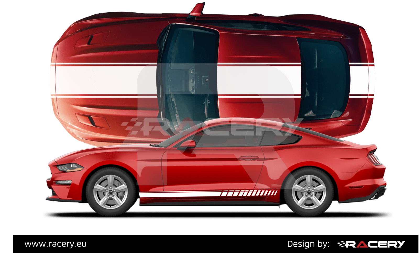 Ford Mustang zestaw pasów #1 - obrazek 3