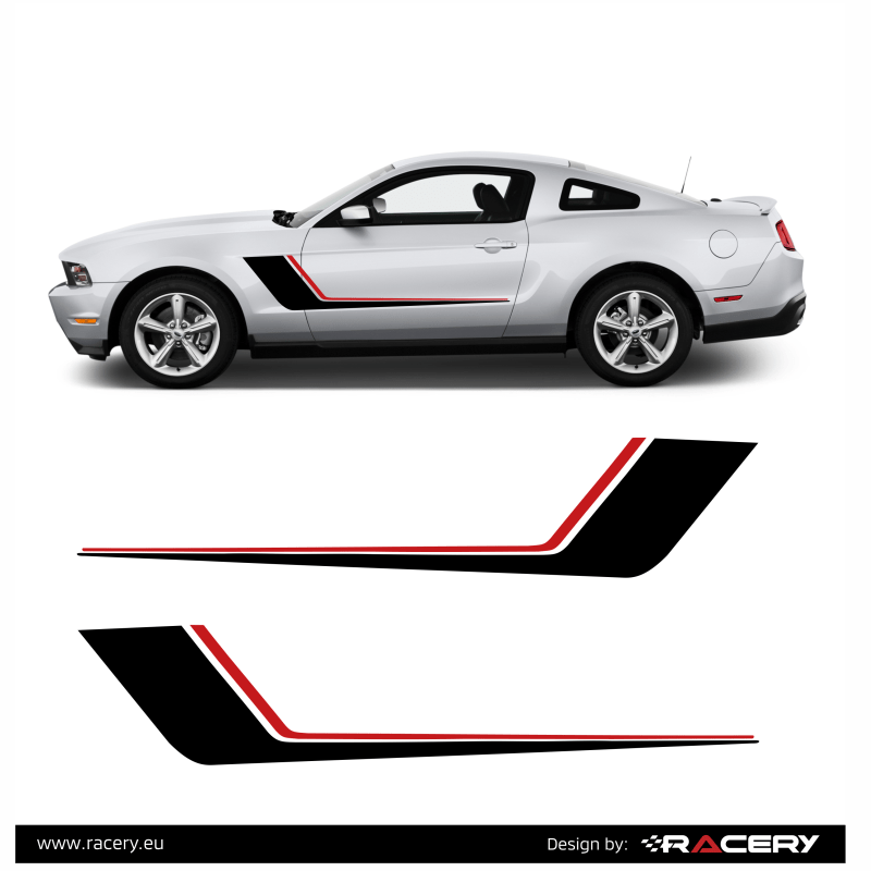 Ford Mustang zestaw naklejek Roush 2012