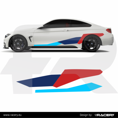 BMW M Performance zestaw POLIMER naklejek seria 2 3 4 5