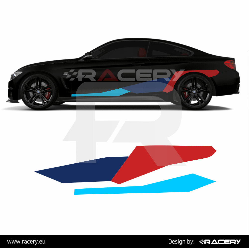 Bmw M Performance Decal 2x BMW M Performance Side Skirt Decals – M Sport Sticker Graphics Vinyl 150mm Bmw Steering Wheel Emblem - Foto 7