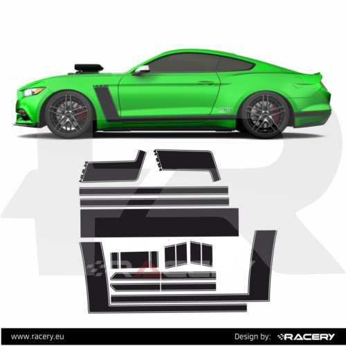 Ford Mustang 2015 zestaw HULK 302 decals