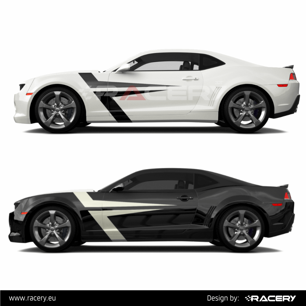 Chevrolet Camaro okleina boku zestaw naklejek decals set - obrazek 2