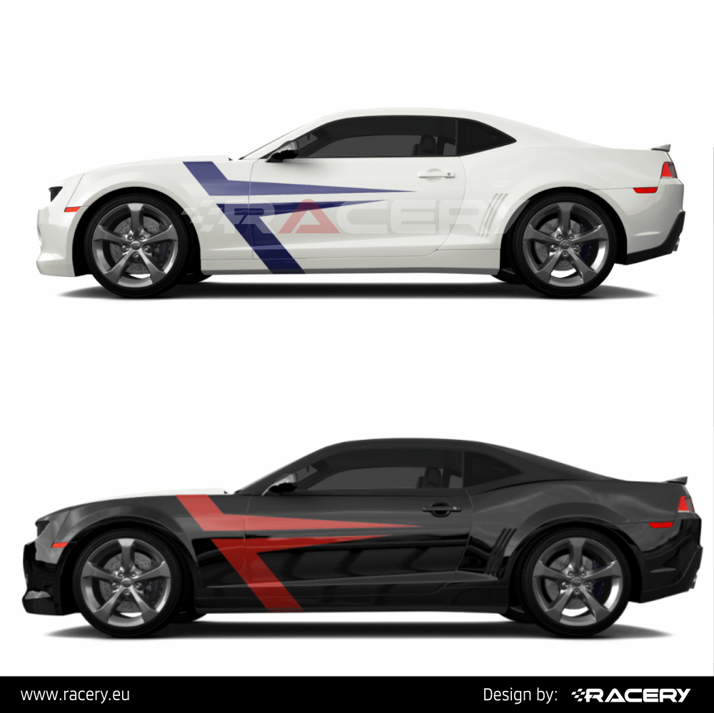 Chevrolet Camaro okleina boku zestaw naklejek decals set