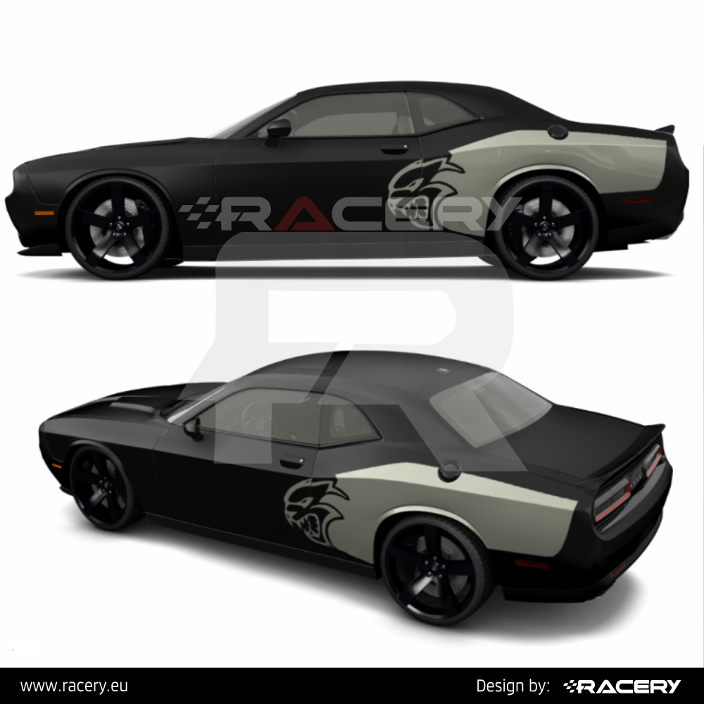 Dodge Challenger SRT okleina boków komplet - obrazek 2