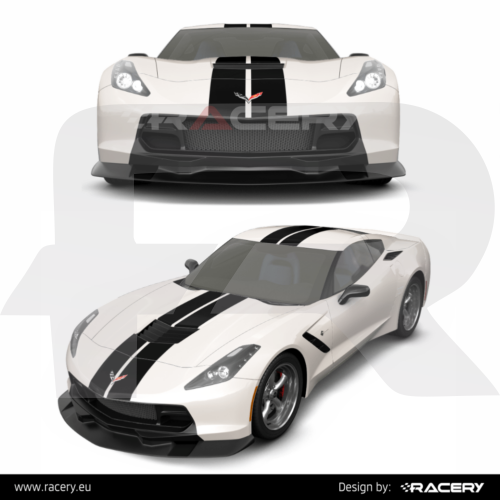 Chevrolet Corvette pasy zestaw oklein naklejki