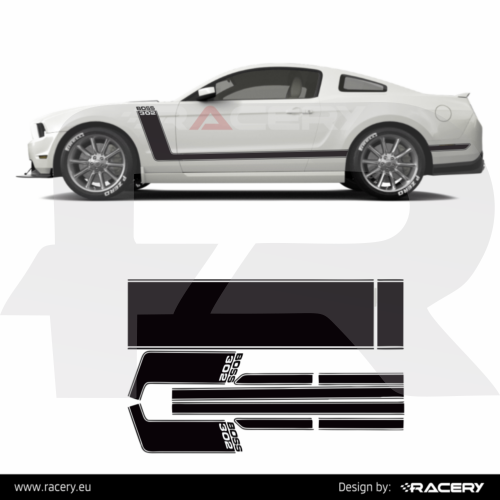 Ford Mustang naklejki Boss 302 Mk5 2005-2014