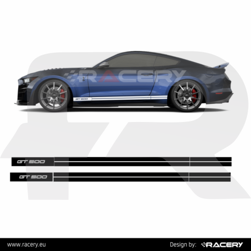 Ford Mustang Shelby GT500 pasy naklejki decals