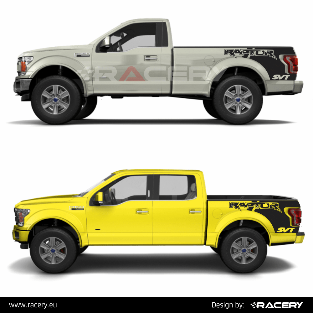 Ford F150 Raptor 2014-2020 okleina naklejka boku SVT