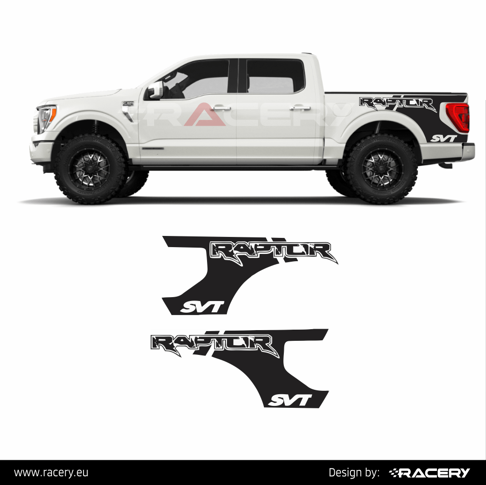 Ford Raptor F150 Offroad SVT okleina boku naklejka - obrazek 2