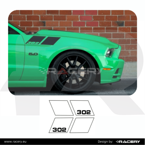Naklejka Ford Mustang Saleen 302 Styling decals