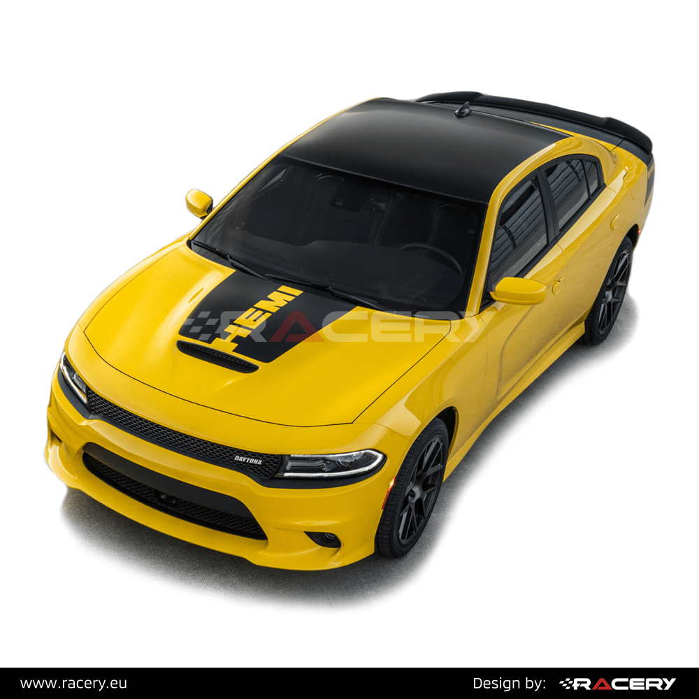 Naklejki na Dodge Charger, zestaw Daytona Hemi - obrazek 2