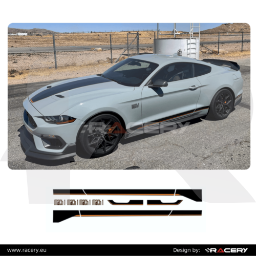 Naklejki Ford Mustang Mach1 2021 komplet naklejek na karoserię