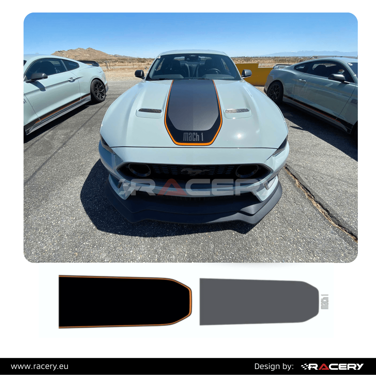 komplet Ford Mustang Mach1 2021 New Graphic Design naklejka