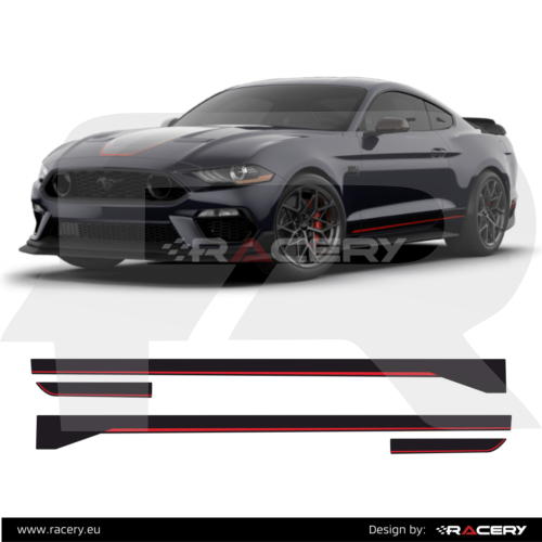 naklejki na bok Ford Mustang Mach 1 2021 New Graphic Design