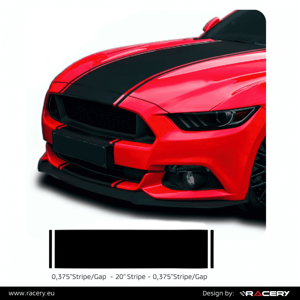 Naklejka Pasy 20" na Ford Mustang S550, S197, Shelby