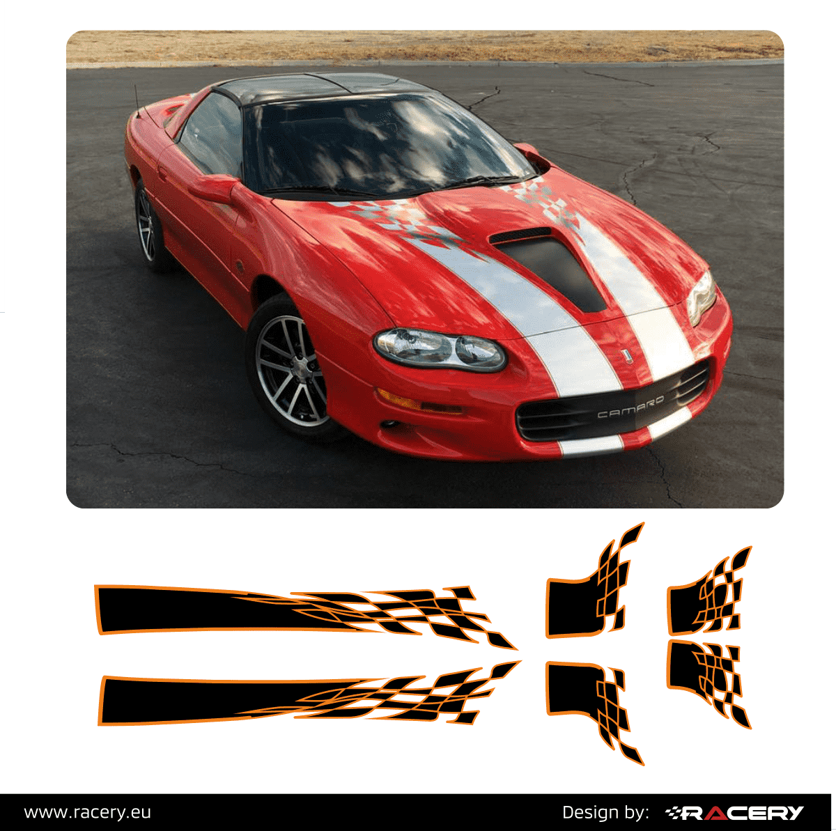 Naklejka Chevrolet Camaro SS 35th Anniversary decals set vinyls graphic set