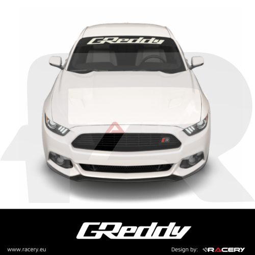 Blenda przeciwsłoneczna, naklejka na szybę Ford Mustang, Challenger