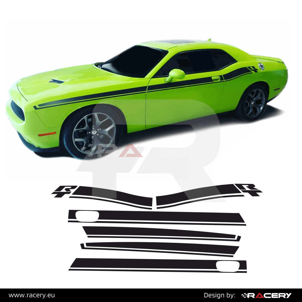 Sticker Dodge Challenger R/T sideways 2019 facelift - RACERY.EU