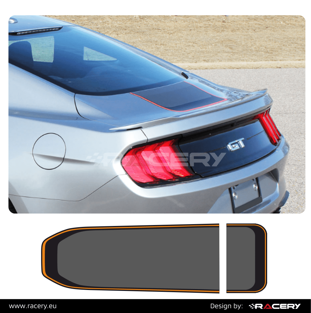 Naklejki Ford Mustang Stylizacja MACH1 2022 kontynuacja wzoru fabrycznego - obrazek 3