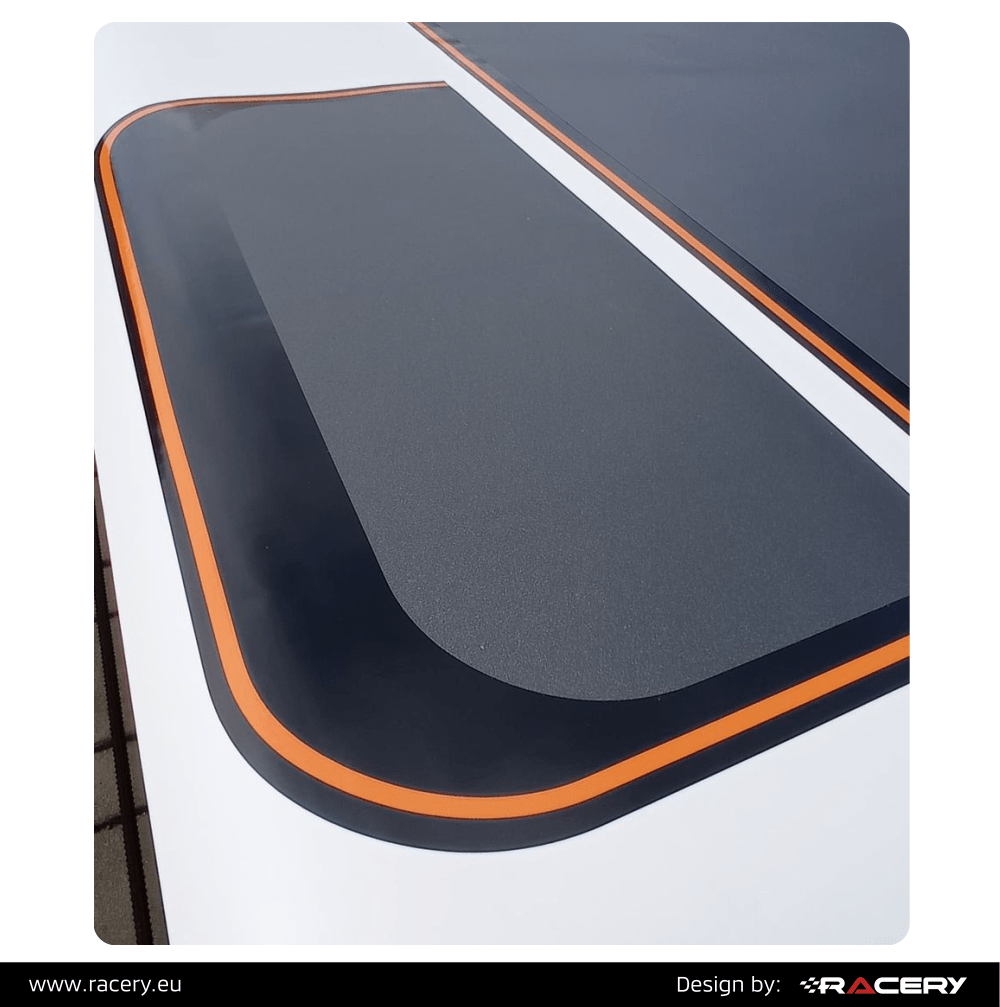 Naklejki Ford Mustang Stylizacja MACH1 2022 kontynuacja wzoru fabrycznego - obrazek 2