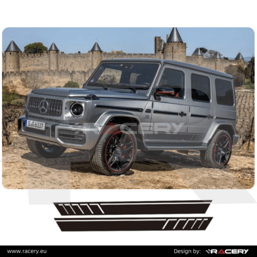 Naklejki Mercedes AMG G63 2012-2018, decals set wagon, zestaw naklejek na boki
