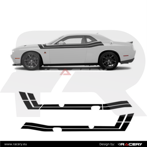 Pasy boczne Dodge Challenger R/T 2008-2020 naklejki stylizacyjne