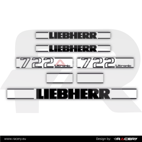 Naklejki na Liebherr 722 buldożer