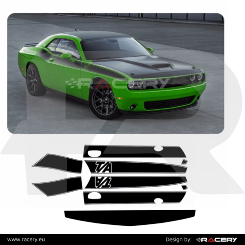 Naklejki Dodge Challenger T/A Trans Am stickers decals aufkleber