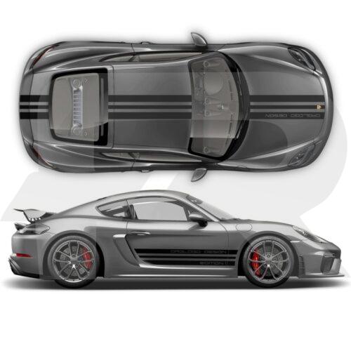 Pasy boczne na Porsche Carrera 911 unikalna zestaw #26