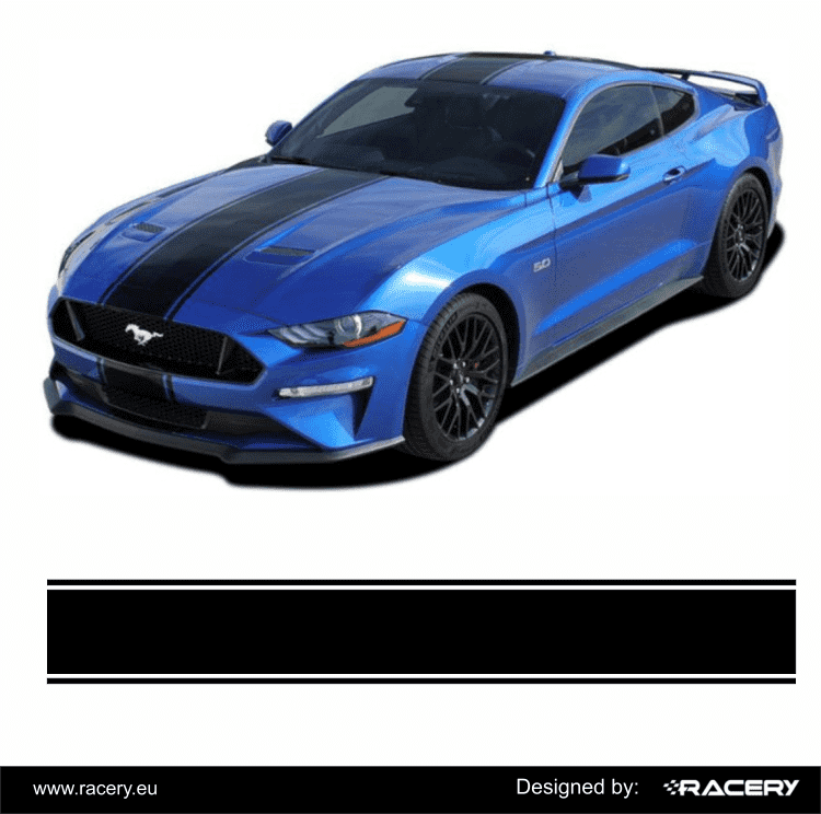 Naklejka pasy na Ford Mustang S550