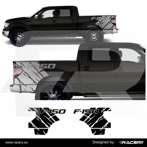Naklejki na Forda F150 2009-2014 boczne naklejki