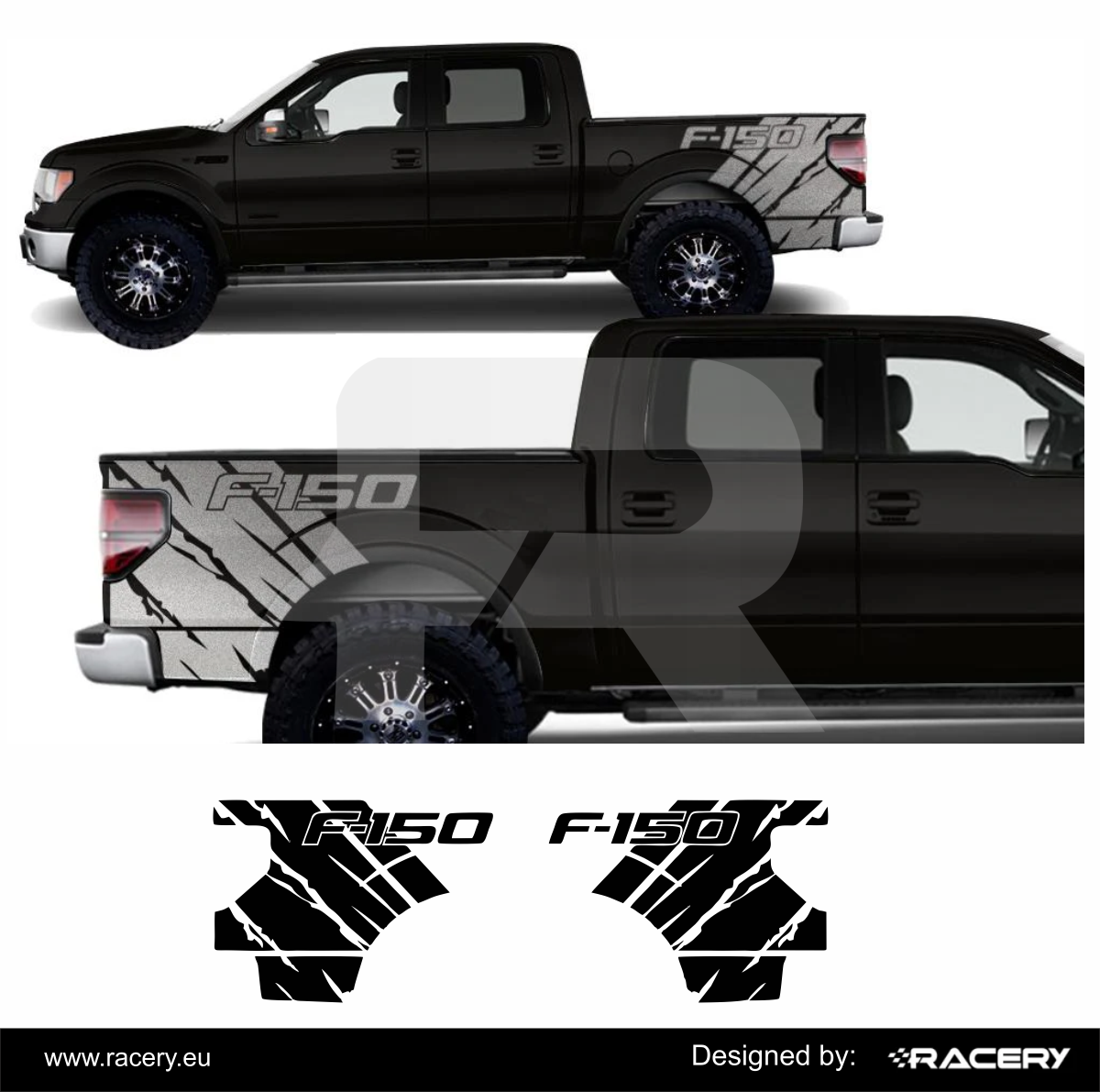 Naklejki na Forda F150 2009-2014 boczne naklejki