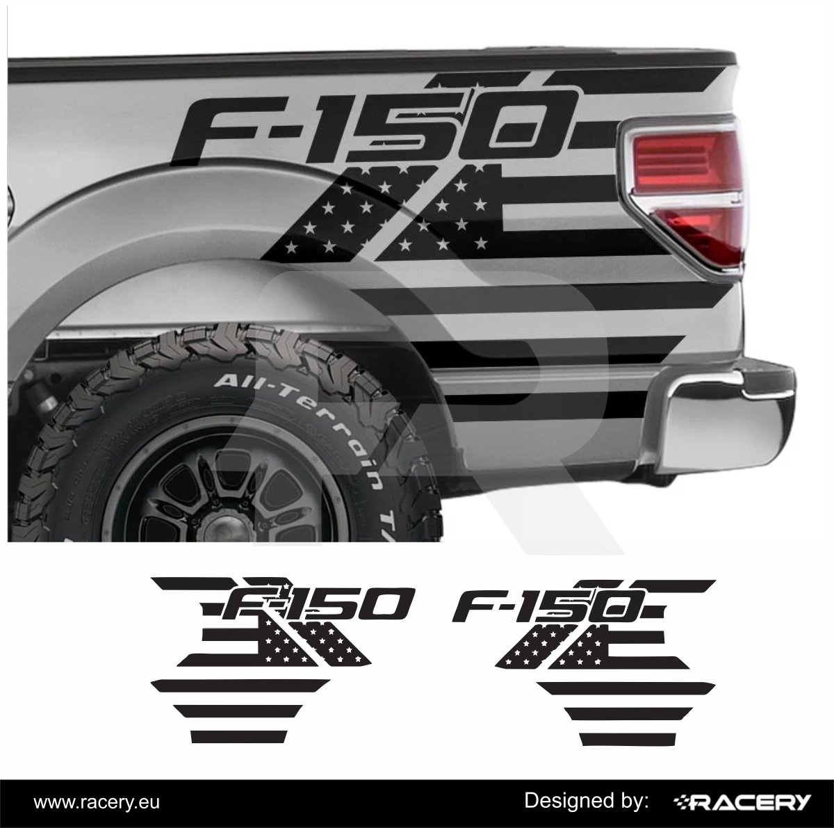 Naklejki na Forda F150 2009-2014 wykonana tak jak należy