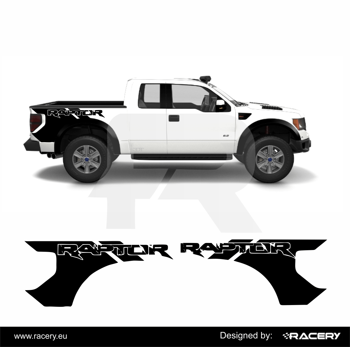 Ford Raptor Sticker Kit Ford f150 Raptor F-Series XII 2008-2014 offroad sticker - offroad stickers