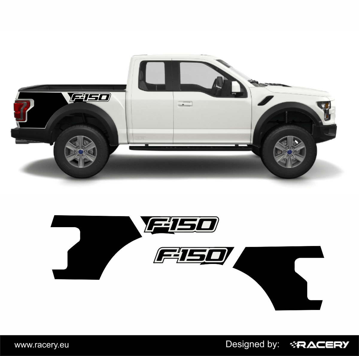 Naklejka boczna Raptor Ford F150 generacja XIII 2014-2020