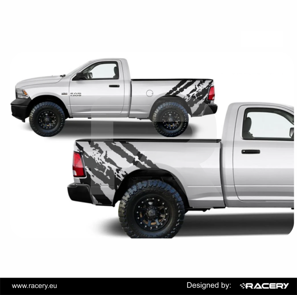 Offroad-sticker Dodge RAM, UV-bestendig - RACERY.EU