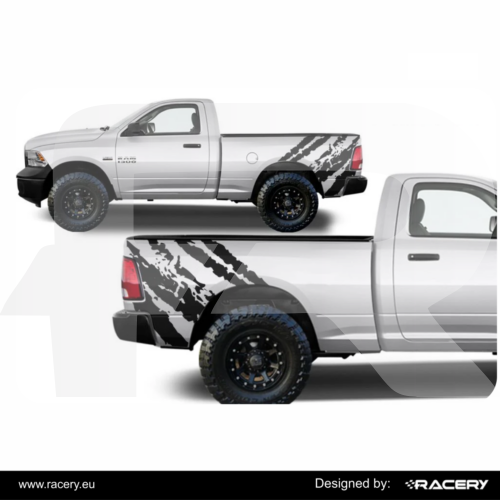 Naklejka na offroad Dodge RAM, odporna na UV