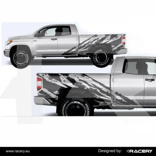 Naklejki na pickup Toyota Tundra 2014 w stylu offroad