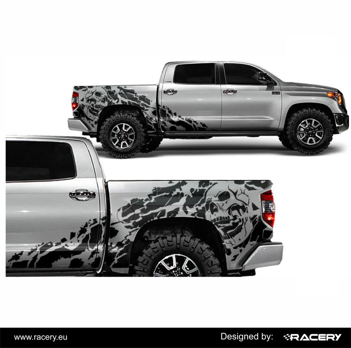 Naklejka na Toyota Tundra 2014-2025 w stylu metal