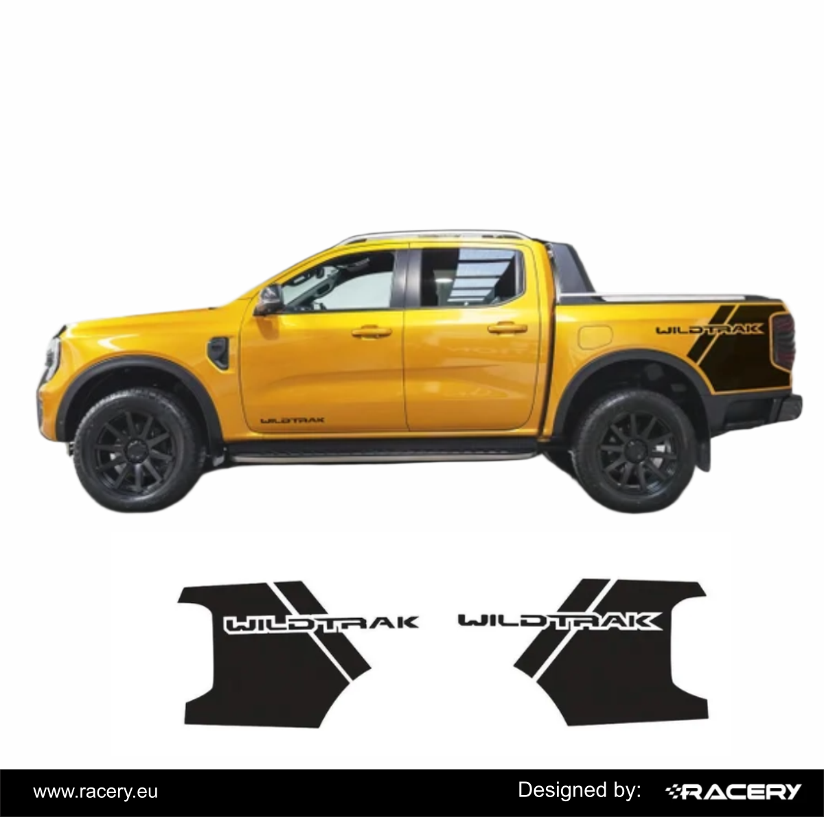 Naklejka na Ford Ranger WILDTRAK odporna na warunki pogodowe