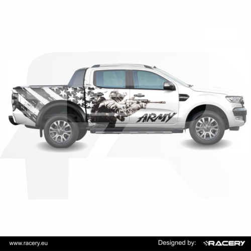 Naklejka na Ford Ranger, profesjonalna okleina auta